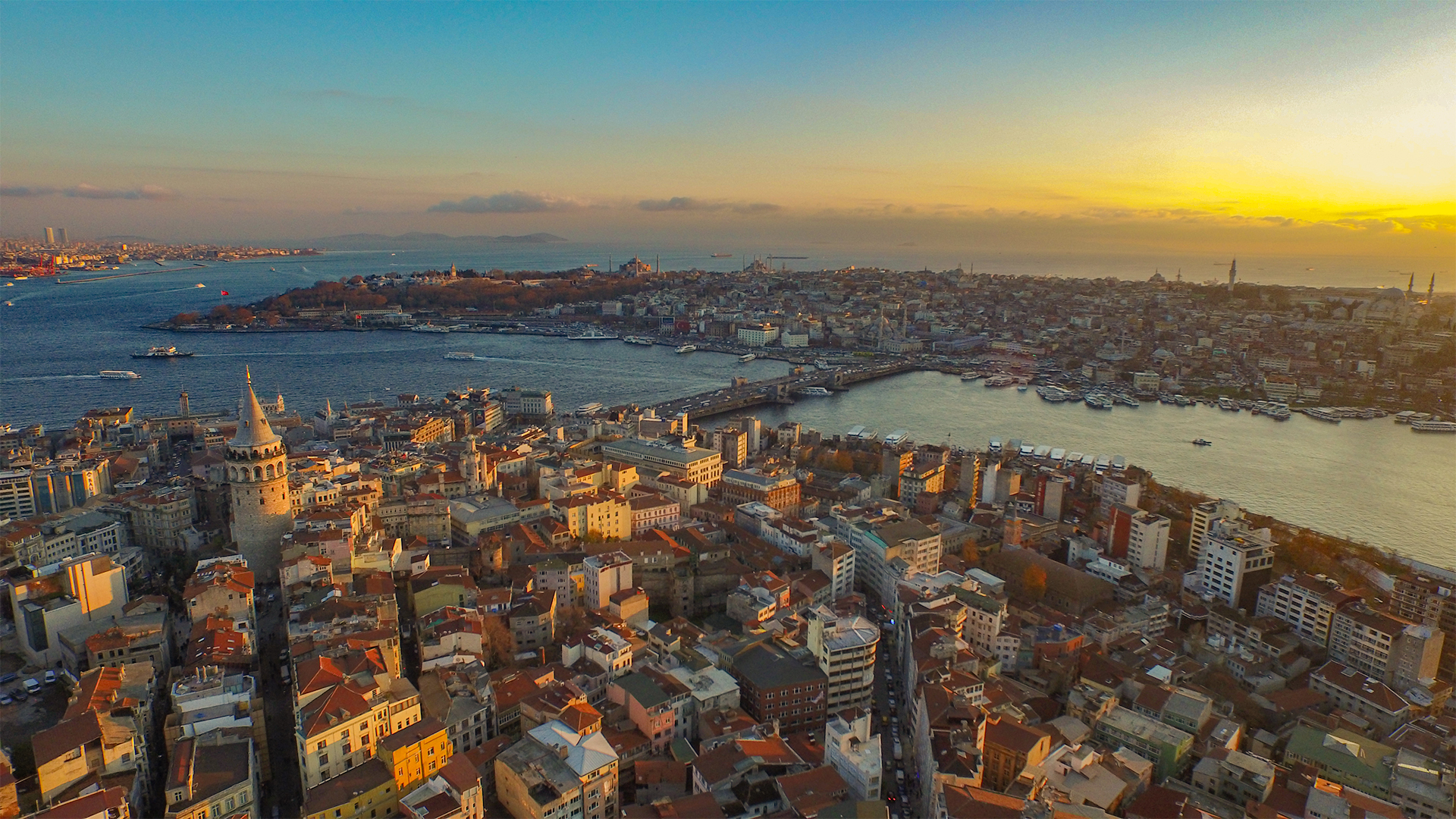 HAVADAN MUHTEŞEM İSTANBUL GÖRSELLERİ