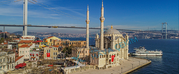 ORTAKÖY CAMİİ HAVADAN FOTOGRAF ÇEKİMİ